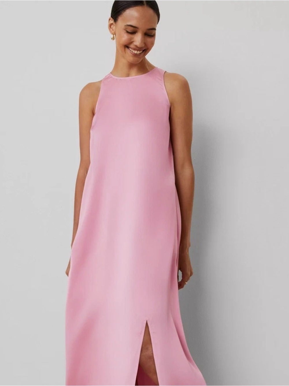 ANN TAYLOR Maxi swing dress in enchanted pink - Picture 4 of 10